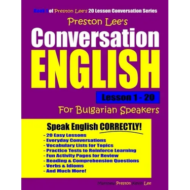 Preston Lee's Conversation English For Bulgarian Speakers Lesson 1 - 20