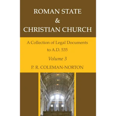 Roman State & Christian Church Volume 3