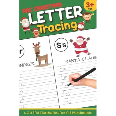 Letter Tracing: ABC Christmas: Letter Tracing Book, Practice For Kids, Ages 3-5, Alphabet Writing Practice
