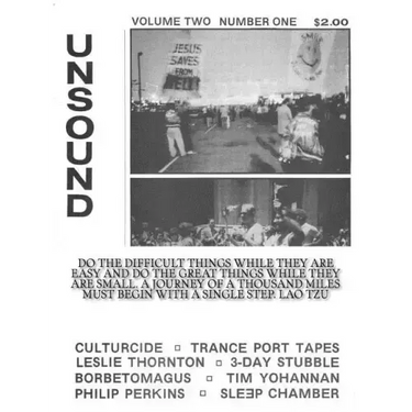 Unsound, Volume 2, #1