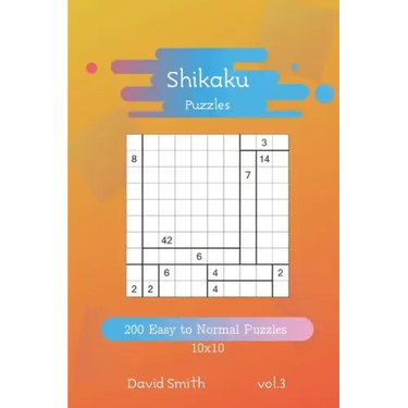 Shikaku Puzzles - 200 Easy to Normal Puzzles 10x10 vol.3
