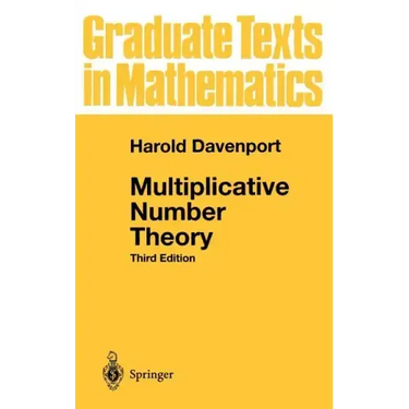 Multiplicative Number Theory