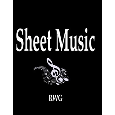 Sheet Music: 200 Pages 8.5" X 11"