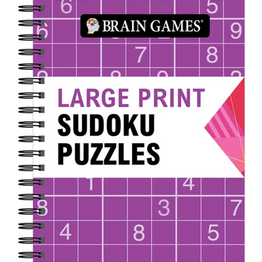 Brain Games - Large Print Sudoku Puzzles (Arrow)