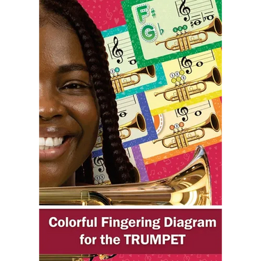 Colorful Fingering Diagram for the Trumpet: Trumpet Fingering Chart