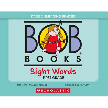 Bob Books - Sight Words First Grade Hardcover Bind-Up Phonics, Ages 4 and Up, Kindergarten (Stage 2: Emerging Reader)