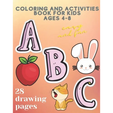 ABC: coloring and activities book for kids