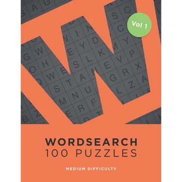 Wordsearch 100 Puzzles: Word Search Book For Adults - 100 Puzzles