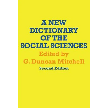 A New Dictionary of the Social Sciences