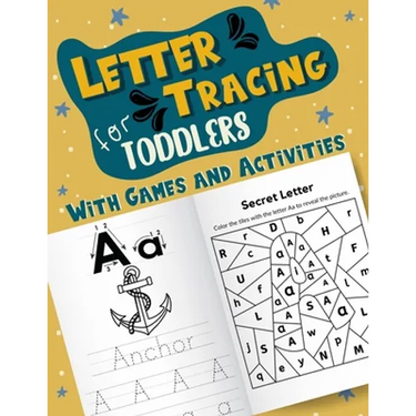 Letter Tracing for Toddlers With Games and Activities: Fun Handwriting Workbook to Practice Alphabet Writing for Kindergarten & Preschool Ages 3-5 - c