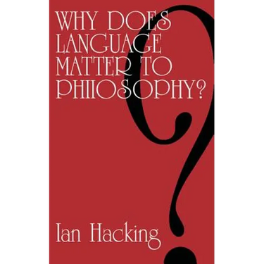 Why Does Language Matter to Philosophy?