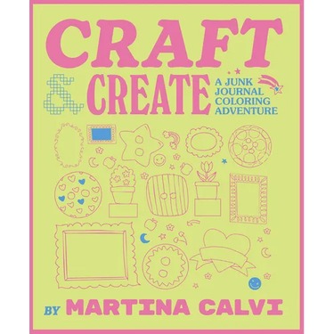 Craft & Create: A Junk Journal Coloring Adventure