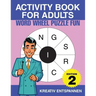 Activity Book for Adults - Word Wheel Puzzle Fun Edition 2