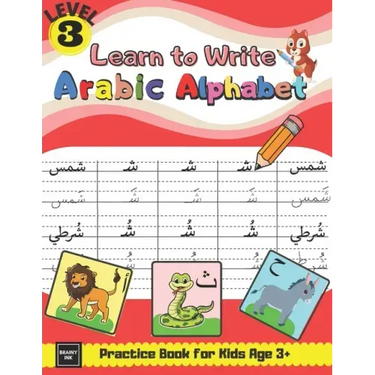 Learn to Write Arabic Alphabet Practice Book for Kids age 3+: Learn to Form, Read Words, & Put Harakat on Letters & many More Activities for Pre-schoo