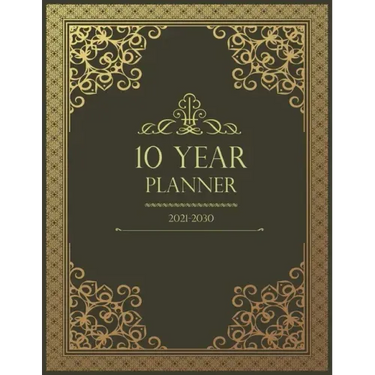 10 Year Monthly Planner 2021-2030: Prestigious 120 Months Personal Calendar, Schedule Organizer & Agenda With Holidays