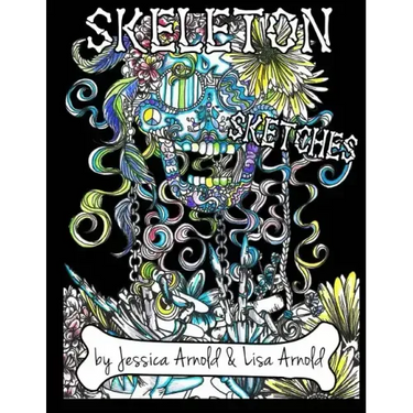Skeleton Sketches Coloring Book