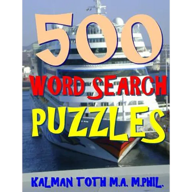 500 Word Search Puzzles: Fun Way to Improve Your IQ