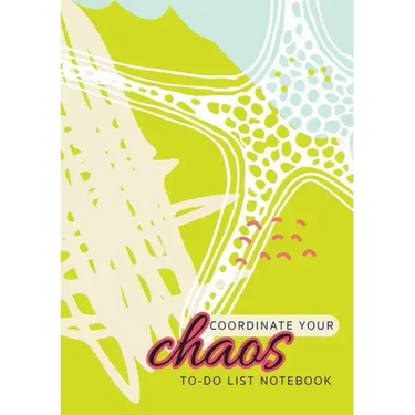 Coordinate Your Chaos To-Do List Notebook: 120 Pages Lined Undated To-Do List Organizer with Priority Lists (Medium A5 - 5.83X8.27 - Blue, Cream, and