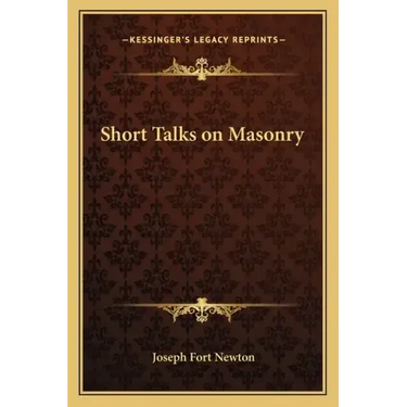 Short Talks on Masonry