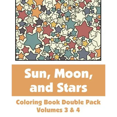 Sun, Moon, and Stars Coloring Book Double Pack (Volumes 3 & 4)