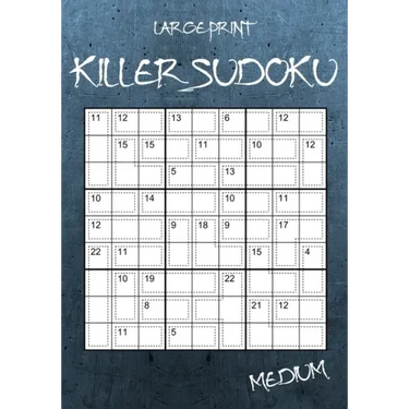 Large Print Medium Killer Sudoku: 100 Sumoku Puzzles - Sudoku Variety Puzzle Book