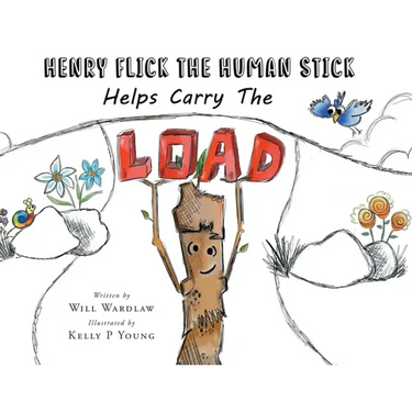 Henry Flick the Human Stick Helps Carry the Load