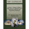 Lochner V. People of State of New York U.S. Supreme Court Transcript of Record with Supporting Pleadings