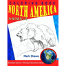 Coloring Book North America Animals: 20 realistic pictures + 60 unique facts about animals