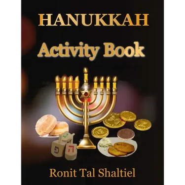 Hanukkah Activity book: For kids-Coloring, Maze, Hidden words game and more.