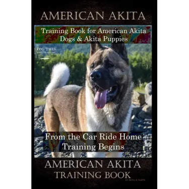 American Akita Training Book for American Akita Dogs & Akita Puppies By D!G THIS DOG Training, From the Car Ride Home Training Begins, American Akita