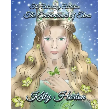 The Enchantment Of Elves: A magical greyscale and line art colouring book of the beauty of Elves