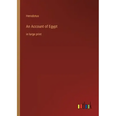 An Account of Egypt: in large print