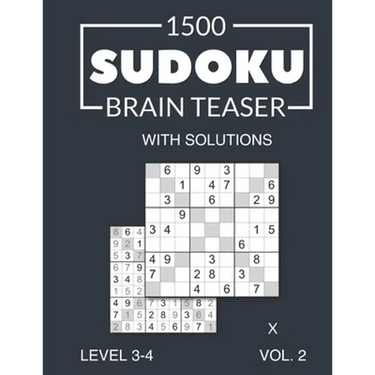 500 Sudoku Brain Teaser Samurai with solutions: Level 3-4 (medium to difficult), Volume 1