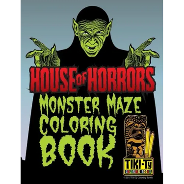 House of Horrors coloring book: Monster Mazes