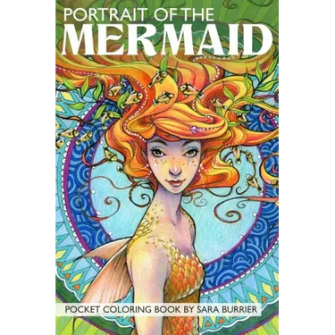 Portrait of the MERMAID Coloring Book