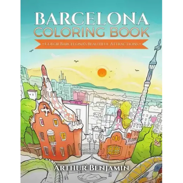 Barcelona Coloring Book: Color Barcelona's Beautiful Attractions