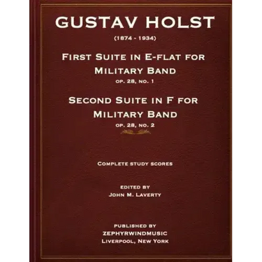 Holst First Suite in E-flat and Second Suite in F Study Scores