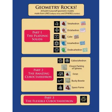 Geometry Rocks!: 20 build-it-yourself geometric models