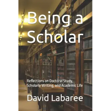 Being a Scholar: Reflections on Doctoral Study, Scholarly Writing, and Academic Life