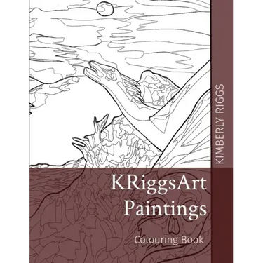 KRiggsArt Paintings: Colouring Book