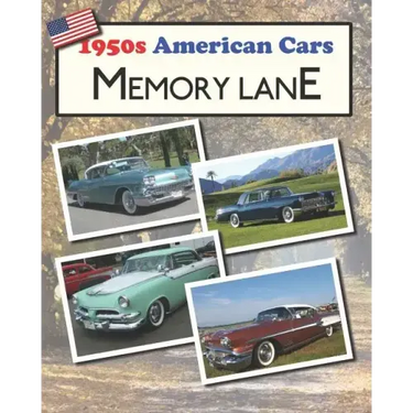 1950s American Cars Memory Lane: Large print picture book for dementia patients