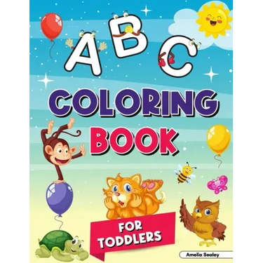 Alphabet Coloring Book for Kids Ages 2-4: Letter Coloring Book for Kids