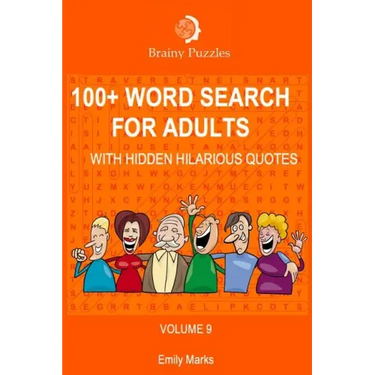 100+ Word Search for Adults: With Hidden Hilarious Quotes