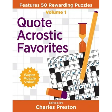 Quote Acrostic Favorites: Features 50 Rewarding Puzzles