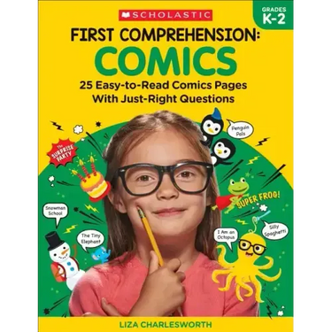 First Comprehension: Comics: 25 Easy-To-Read Comics with Just-Right Questions