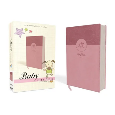 Niv, Baby Gift Bible, Holy Bible, Leathersoft, Pink, Red Letter, Comfort Print: Keepsake Edition