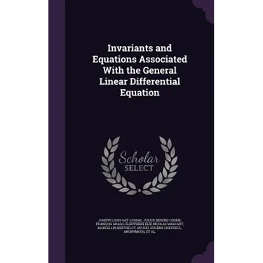 Invariants and Equations Associated With the General Linear Differential Equation