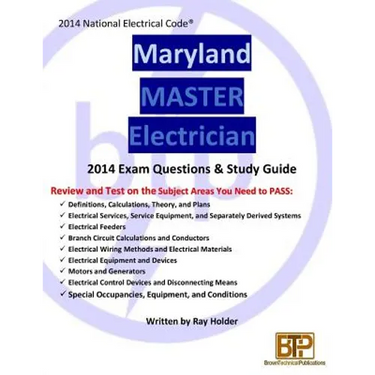 Maryland 2014 Master Electrician Study Guide