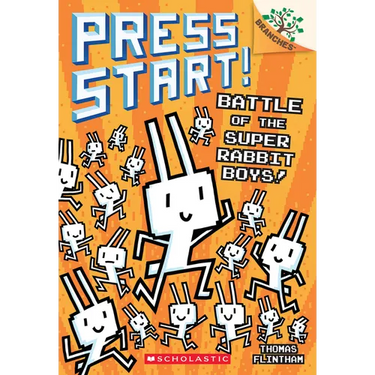 Battle of the Super Rabbit Boys!: A Branches Book (Press Start! #18): Volume 18