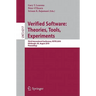 Verified Software: Theories, Tools, Experiments: Third International Conference, Vstte 2010, Edinburgh, Uk, August 16-19, 2010, Proceedings